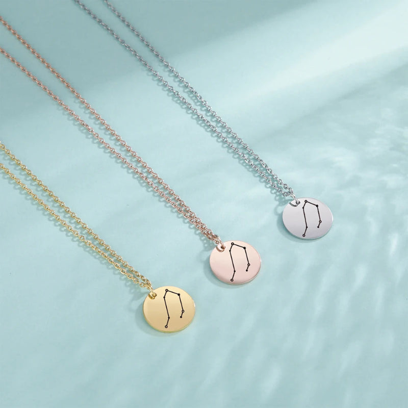 Kaulakoru tähtikuvion riipuksella, horoskooppimerkki