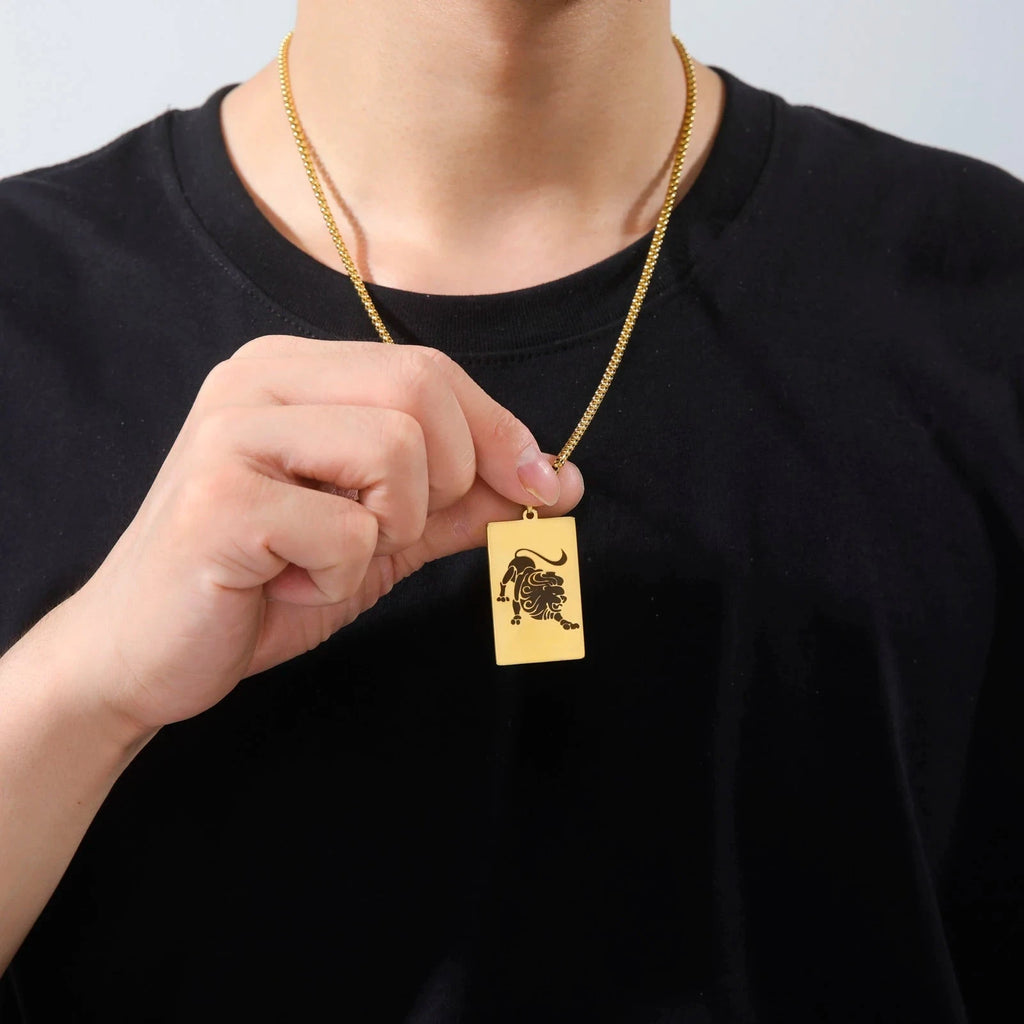 Kaulakoru tyylikkäällä astrologisen horoskoopin riipuksella 