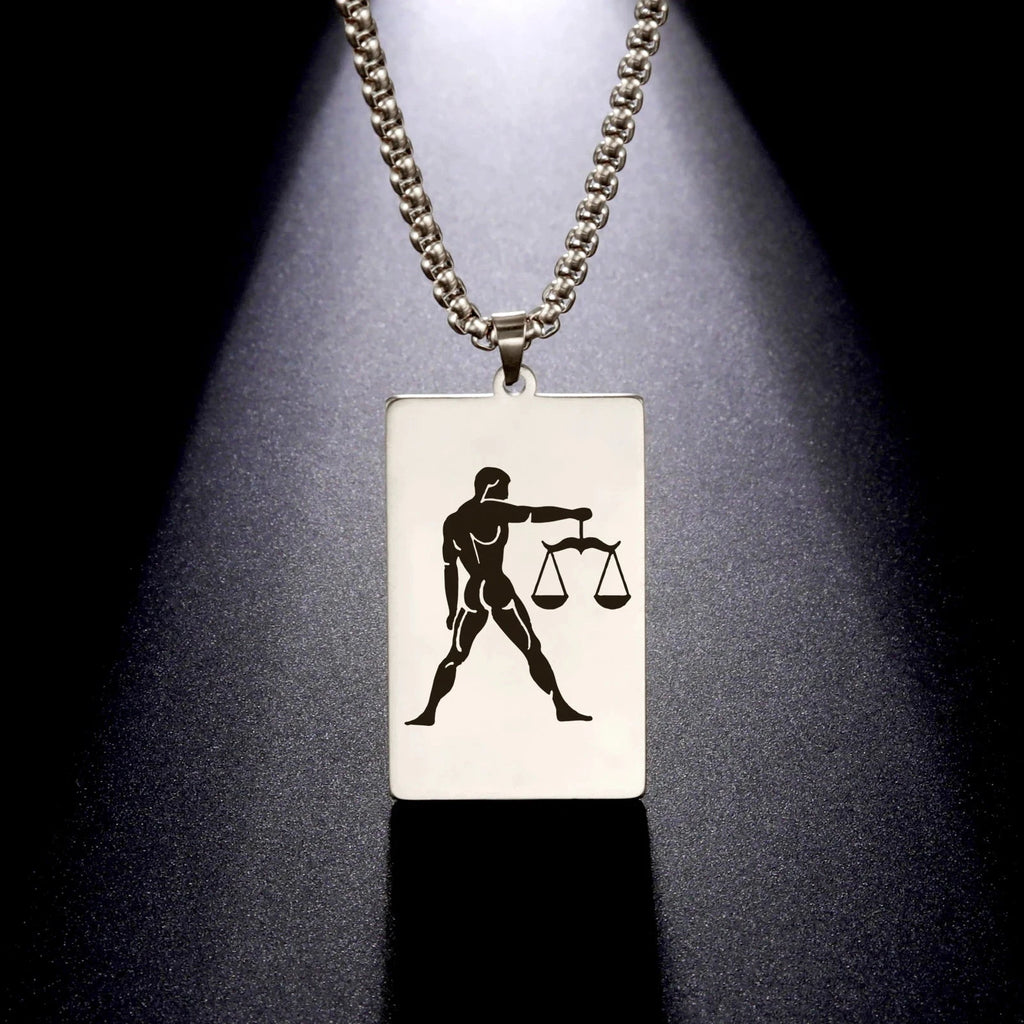 Kaulakoru tyylikkäällä astrologisen horoskoopin riipuksella