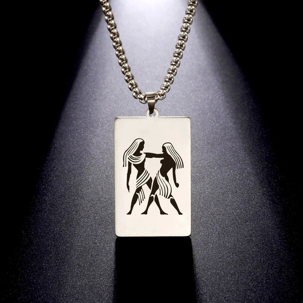 Kaulakoru tyylikkäällä astrologisen horoskoopin riipuksella