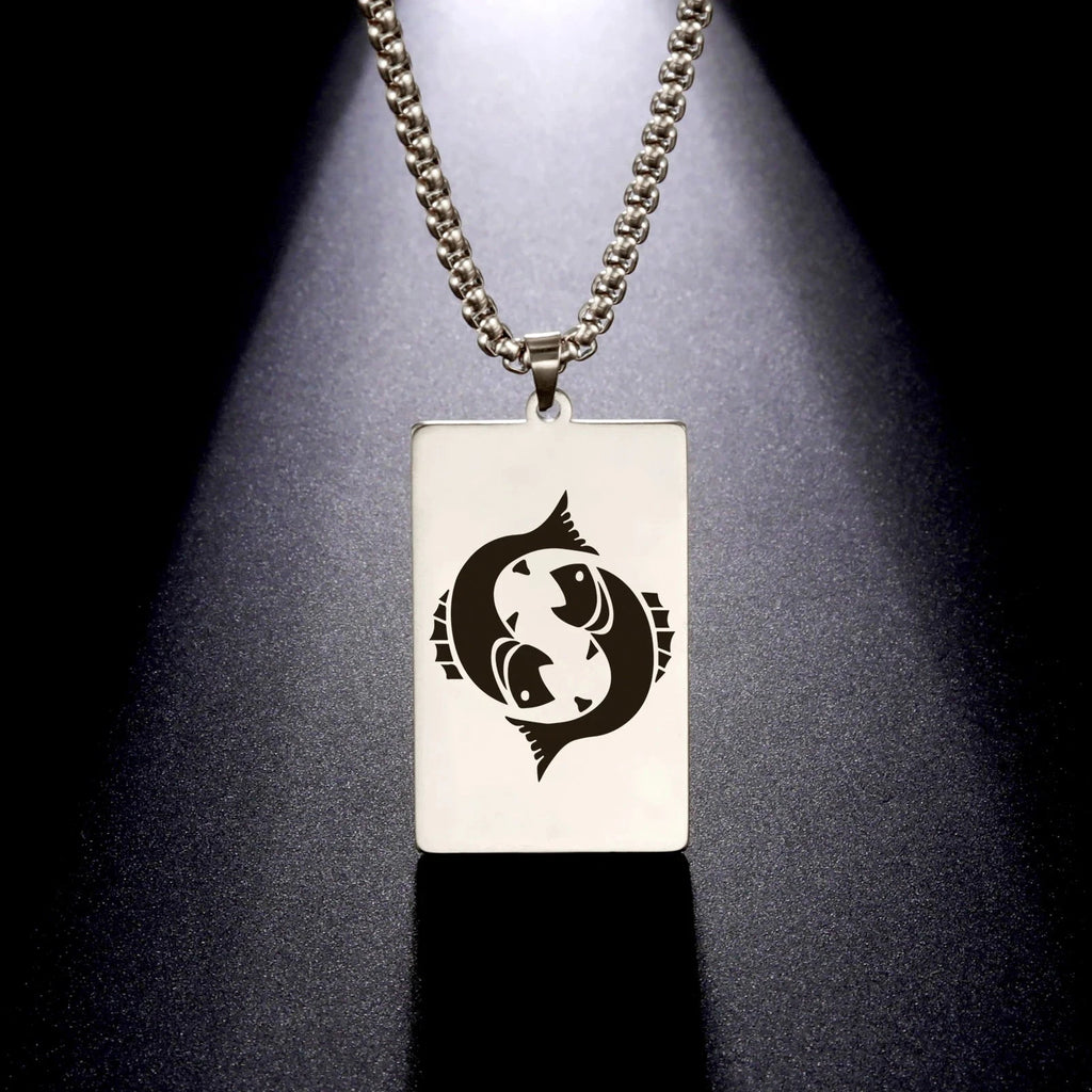 Kaulakoru tyylikkäällä astrologisen horoskoopin riipuksella