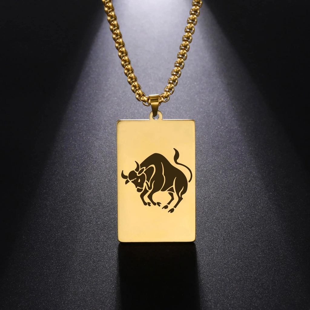 Kaulakoru tyylikkäällä astrologisen horoskoopin riipuksella