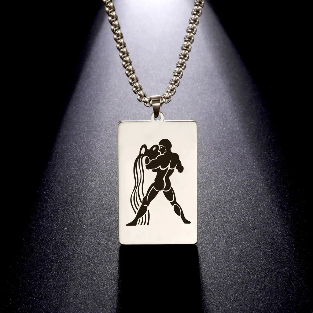 Kaulakoru tyylikkäällä astrologisen horoskoopin riipuksella