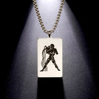 Kaulakoru tyylikkäällä astrologisen horoskoopin riipuksella