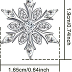 Kaulakoru zirkonilumihiutale-riipuksella