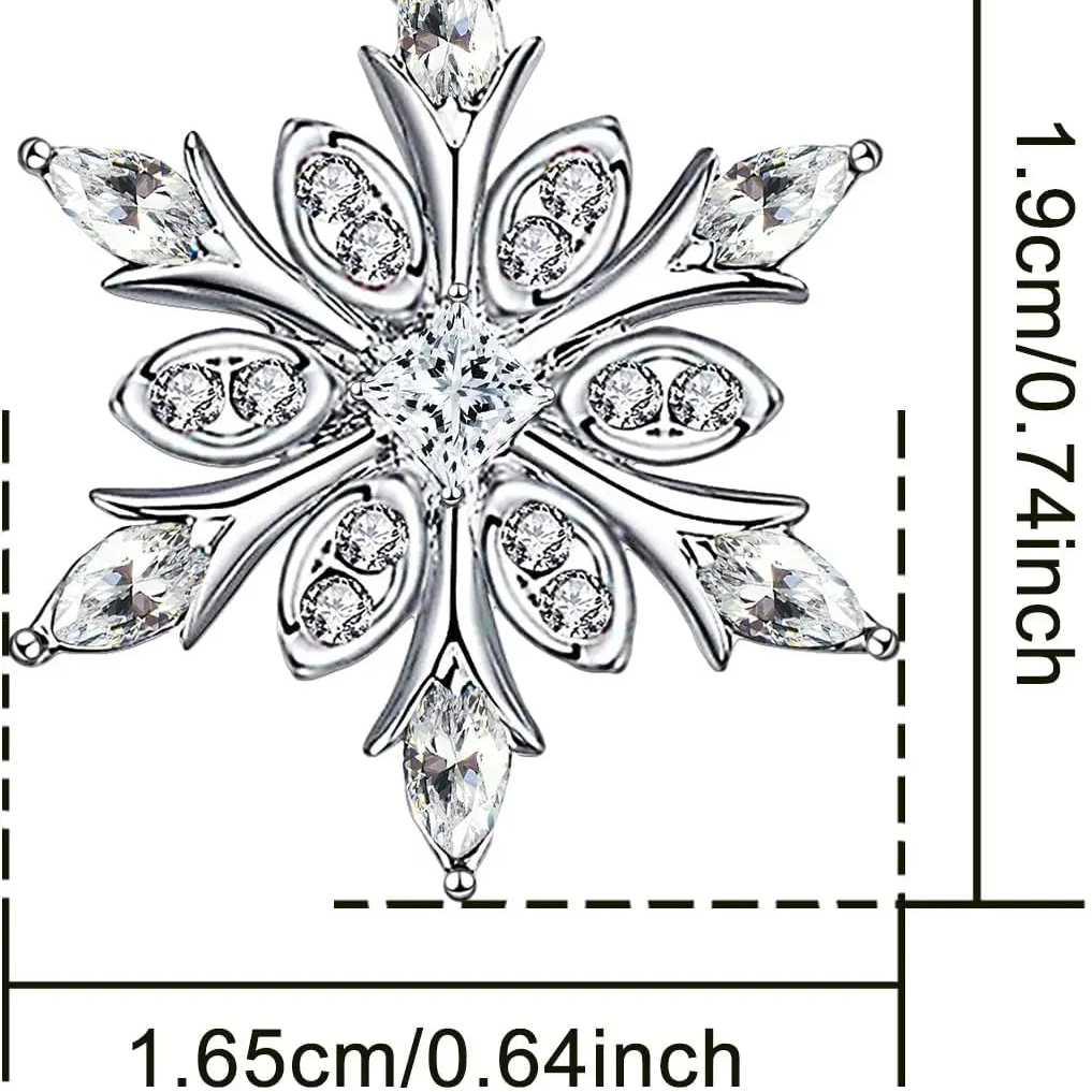 Kaulakoru zirkonilumihiutale-riipuksella