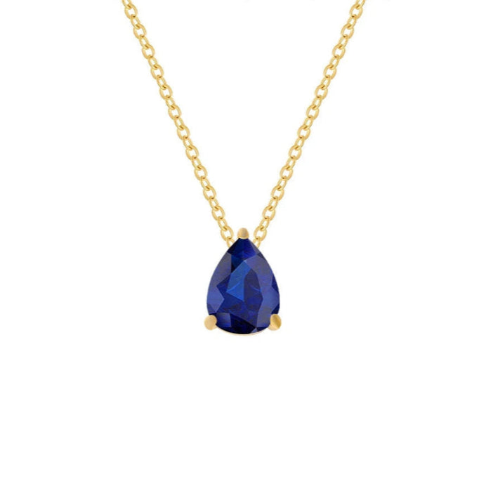 Kaulakoru pisaranmuotoisella zirkonisyntymäkiviriipuksella