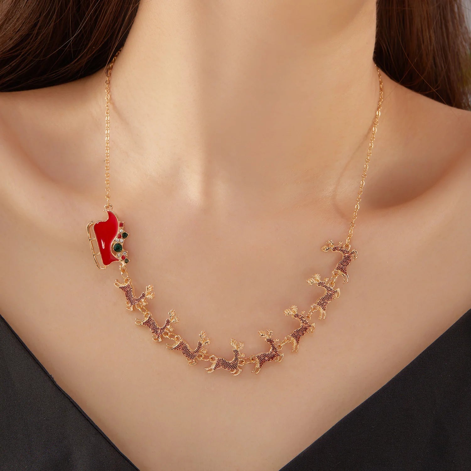 Kaulakoru joulupukin riimun kanssa