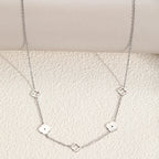 Kaulakoru nelilehtisellä apilariipuksella hopea