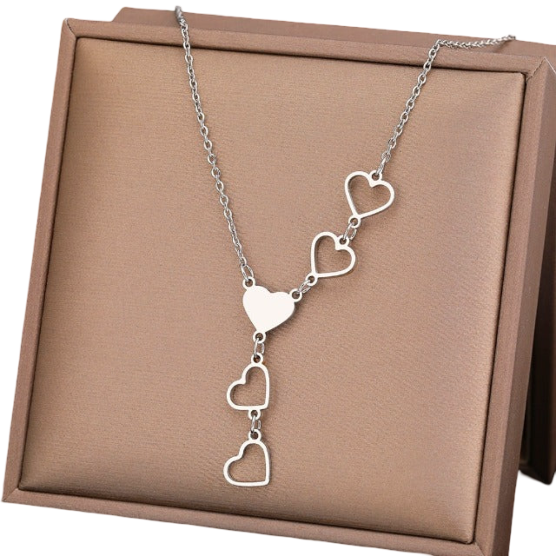 Pitkä Sydän Kaulakoru 