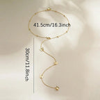 Perhosselkäkoru - selkäketju naisille