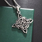 Noitaksolmun suojakaulakoru Wicca-riipus