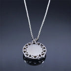 Kaulakoru ja korvakorut sinisellä turkkilaisella paha silmä -riipuksella