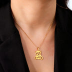 Söpö pandakaulakoru kultaa