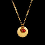 Riipus kaulakorulla syntymäkivellä