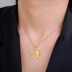 Kaulakoru Riipus Kissa & Omistaja kulta