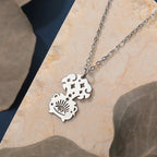 Kaulakoru Wiccan noituuskattila hopeoitu