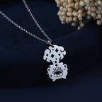 Kaulakoru Wiccan noituuskattila hopeoitu