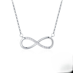 Ikuisuus-zirkonikoristeinen riipuskaulakoru