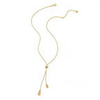 Hieno vesipisara-riipus kaulakoru