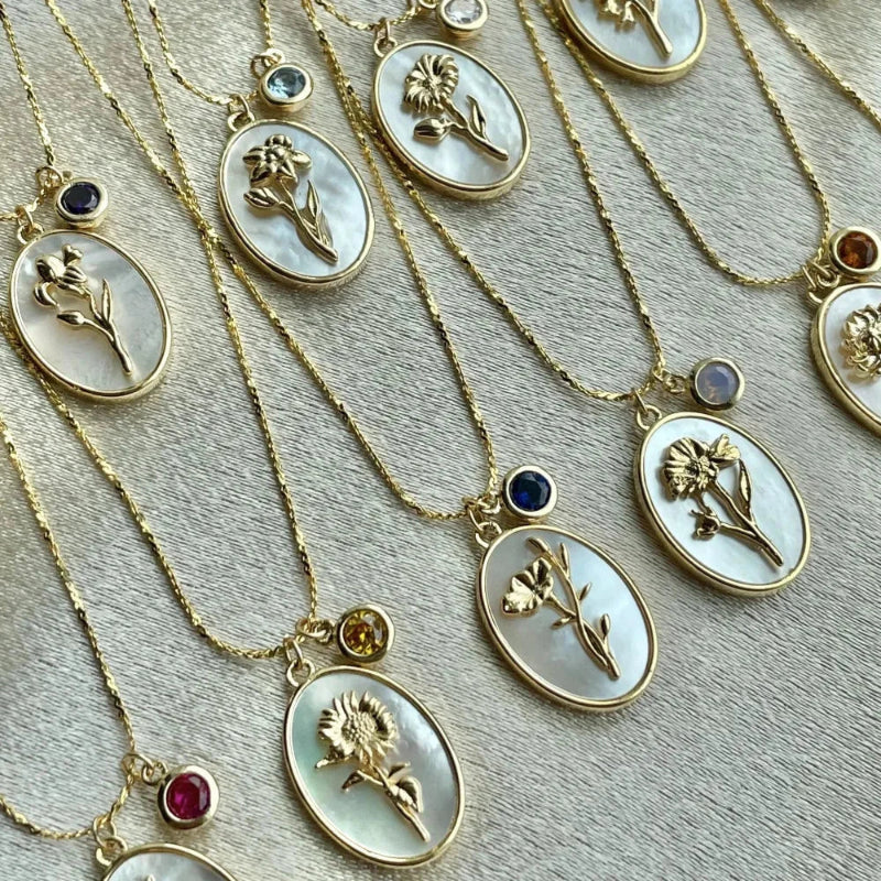 Kaulakoru Riipus Kukka Horoskooppimerkki