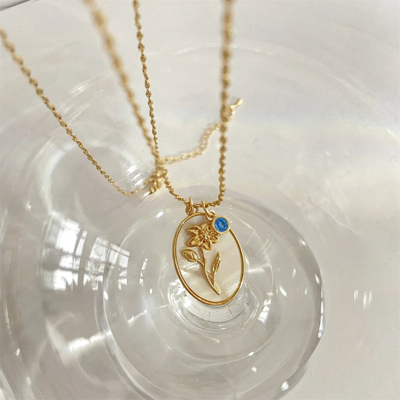 Kaulakoru Riipus Kukka Horoskooppimerkki