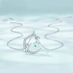 Kuukiven ja kissan riipuskaulakoru