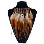 Etninen höyhenkaulakoru 