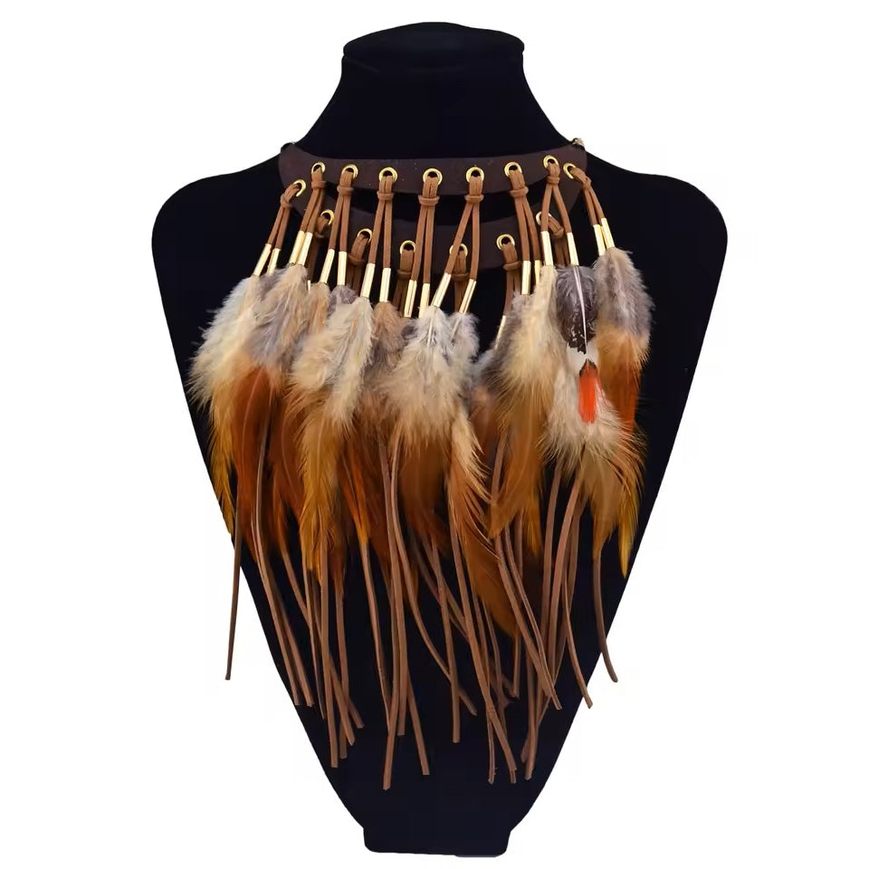 Etninen höyhenkaulakoru 