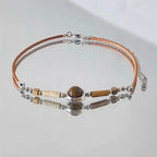 Tiikerinsilmä kaulakoru kaulapannan riipuksella