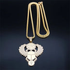 Kaulakoru Egyptiläinen Scarabee-riipus Horuksen silmä kulta