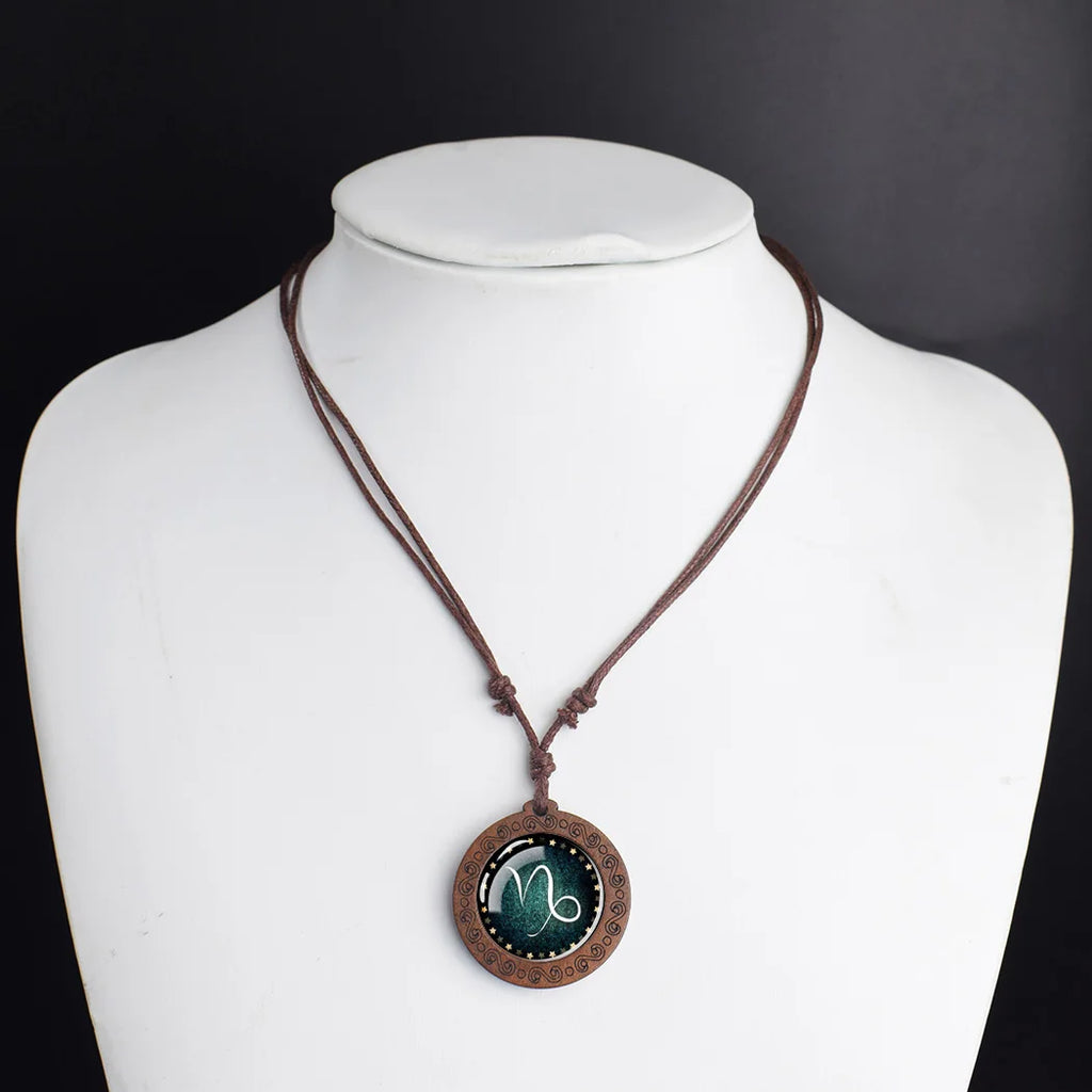 Kaulakoru riipus horoskooppimerkki 12 tähtikuviota kauris