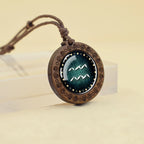 Kaulakoru riipus horoskooppimerkki 12 tähtikuviota vesimies