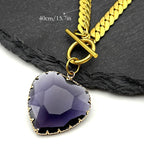 Choker-kaulakoru sydänriipuksella 8