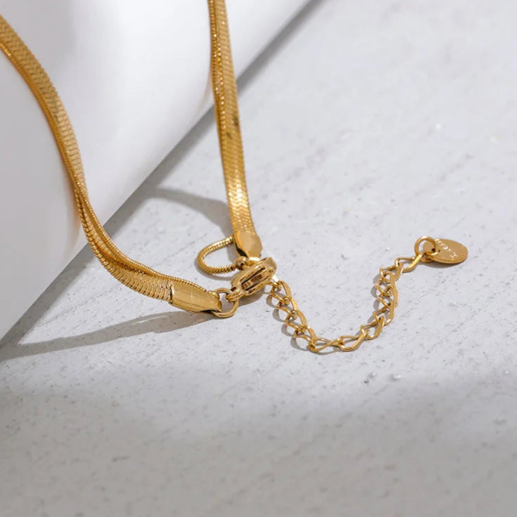 Kaulakoru Kaulapanta Suuri Vesipisara-riipus kulta