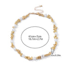 Kaulakoru helmiriipuksilla naisille