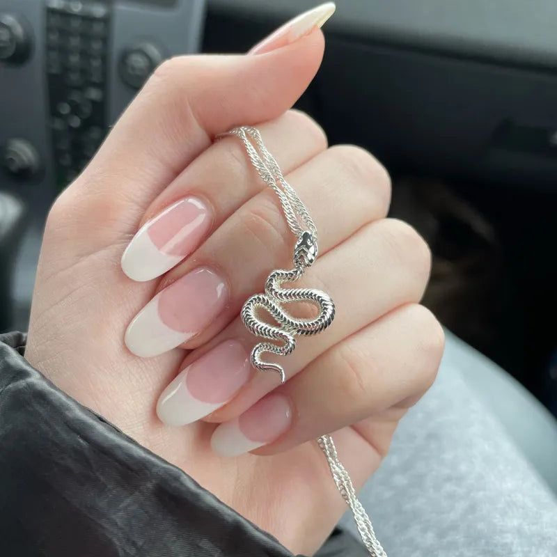 Käärmekoru hopeariipuksella