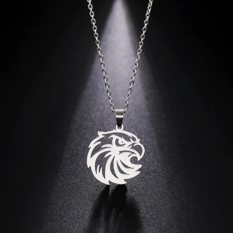 Kaulakoru Kotkan Pää Riipus Hopea