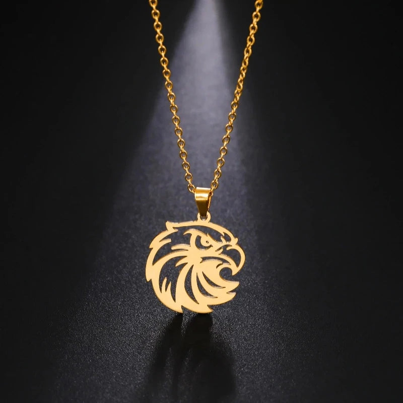 Kaulakoru Kotkan Pää Riipus Kulta