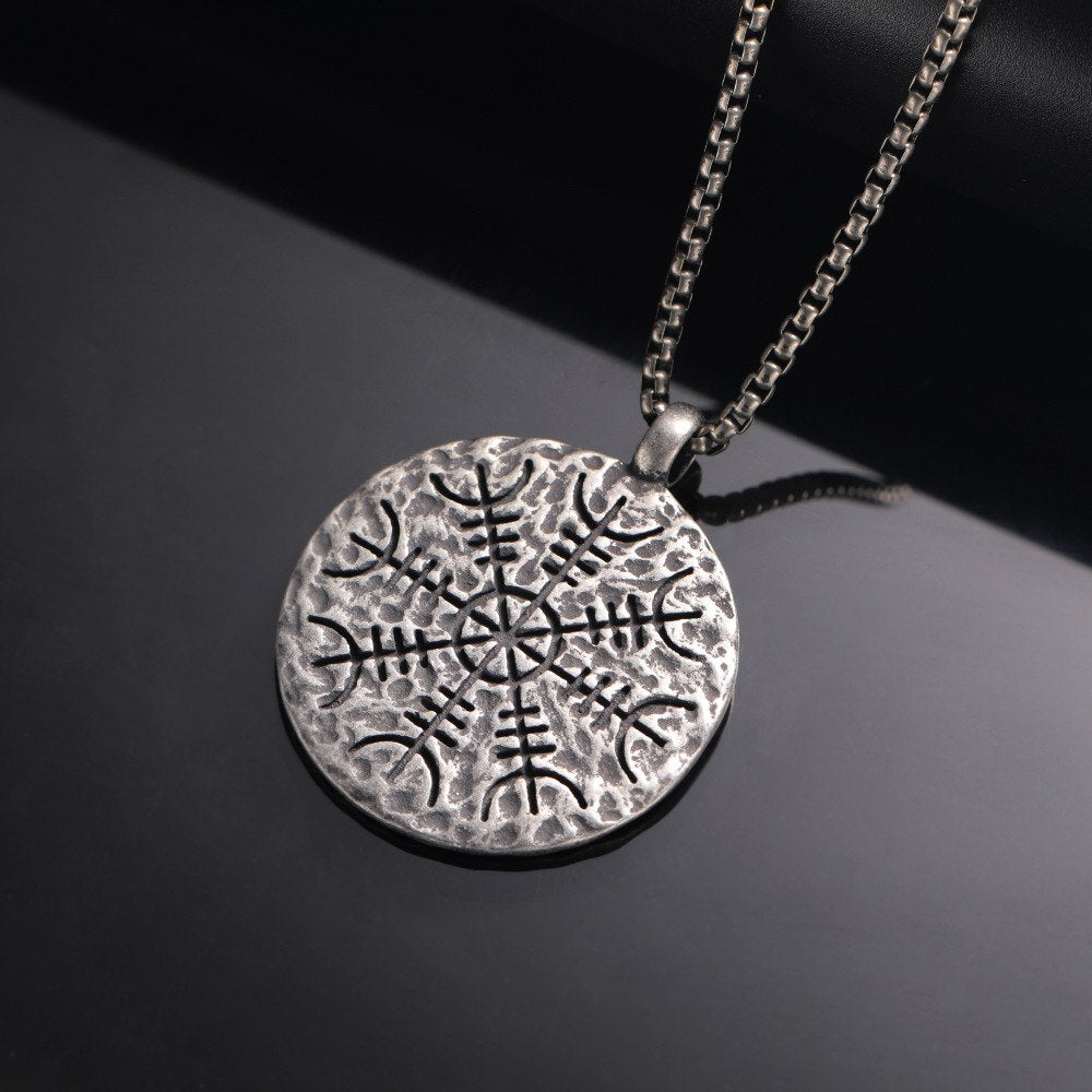 Vegvisir Kaulakoru Kelttiläinen riipus Viking Mies Nainen Pohjoismainen