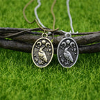 Viikinkikaulakoru Odin-variksen riipuksella tyyppi 2