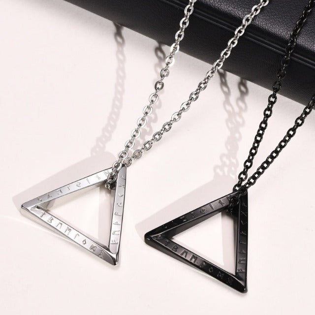 Viikinkikaulakoru Kelttiläinen riimukoru miehille ja naisille pohjoismainen musta