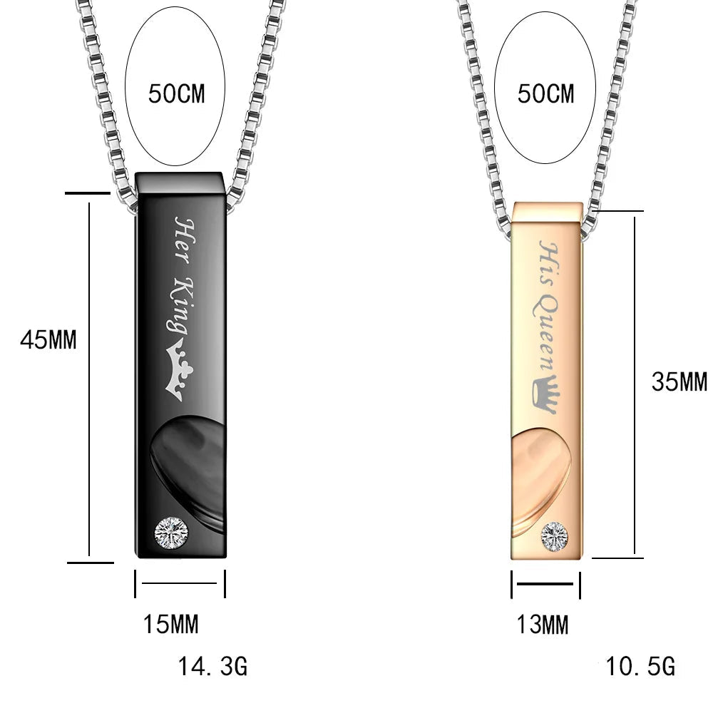 Kaulakorut pareille, riipus, palkki ja sydän