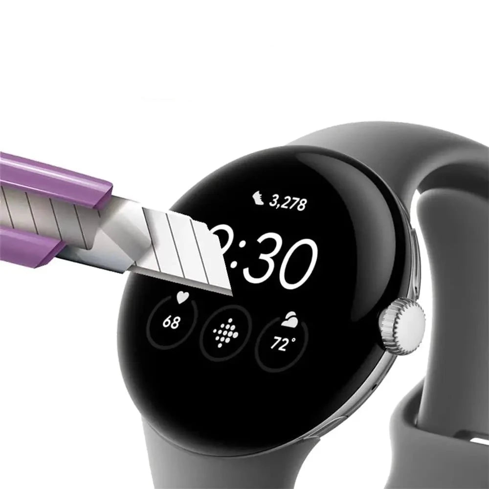 Läpinäkyvä naarmuuntumaton suojakalvo Google Pixel Watch 1 & 2:lle