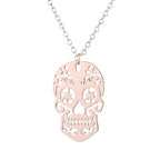 Kultainen pääkallo riipus