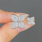 2 kpl kukkarenkaat zirkonilla hopeoitu