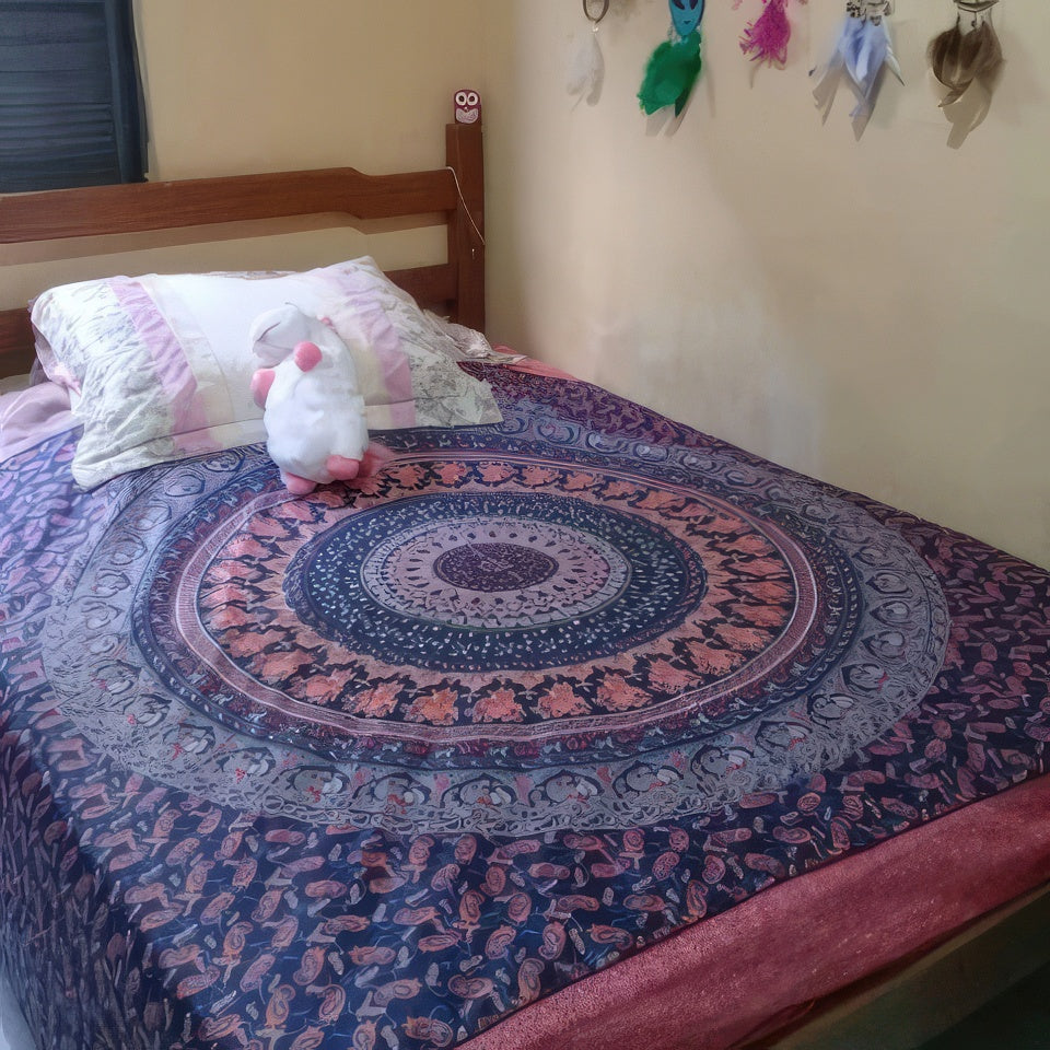 Mandala Tapestry Makuuhuone