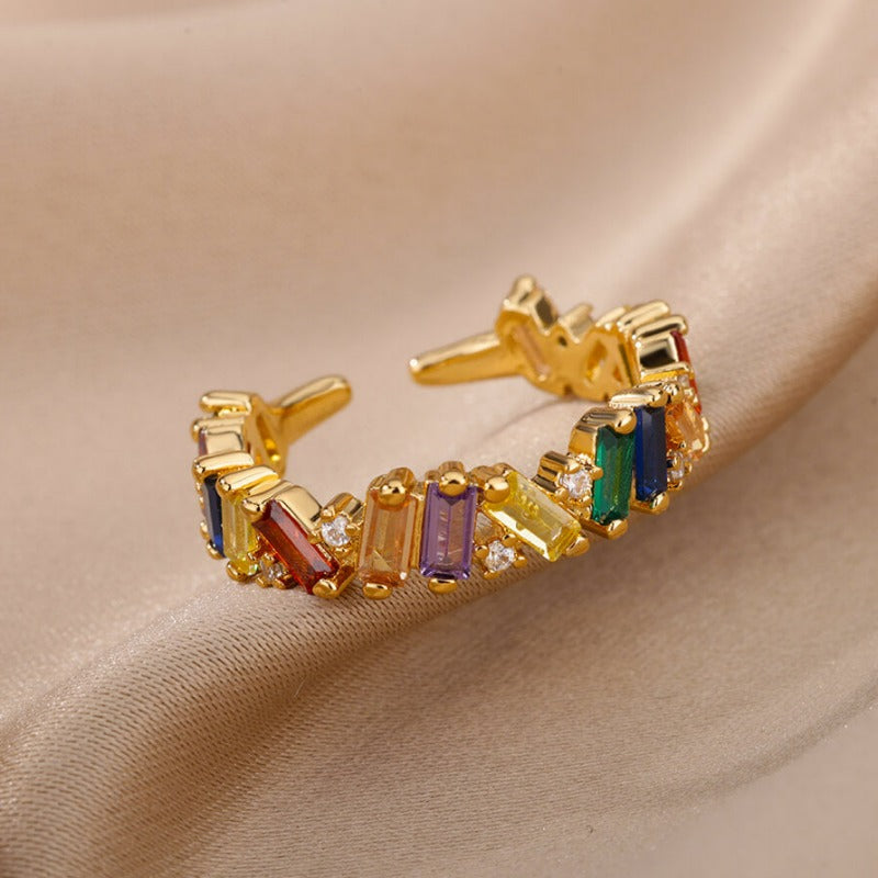 Naisten sormus 7 chakraa