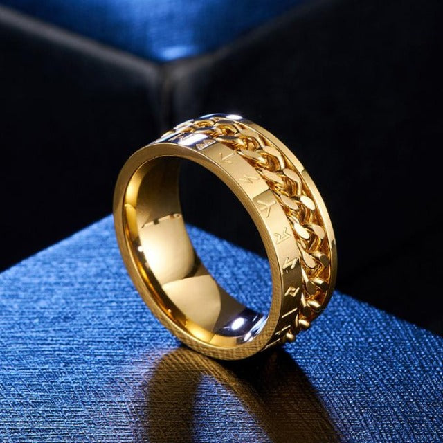 Pohjoismainen viikinkisormus hopea