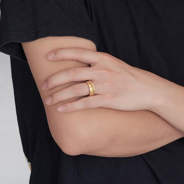 Pohjoismainen viikinkisormus kulta